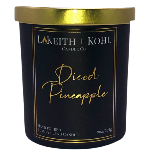 Pineapple scented candle